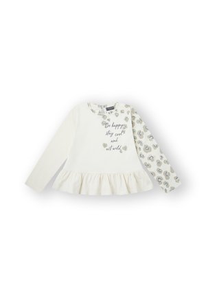 BE HAPPY - Camiseta de manga larga - blanco