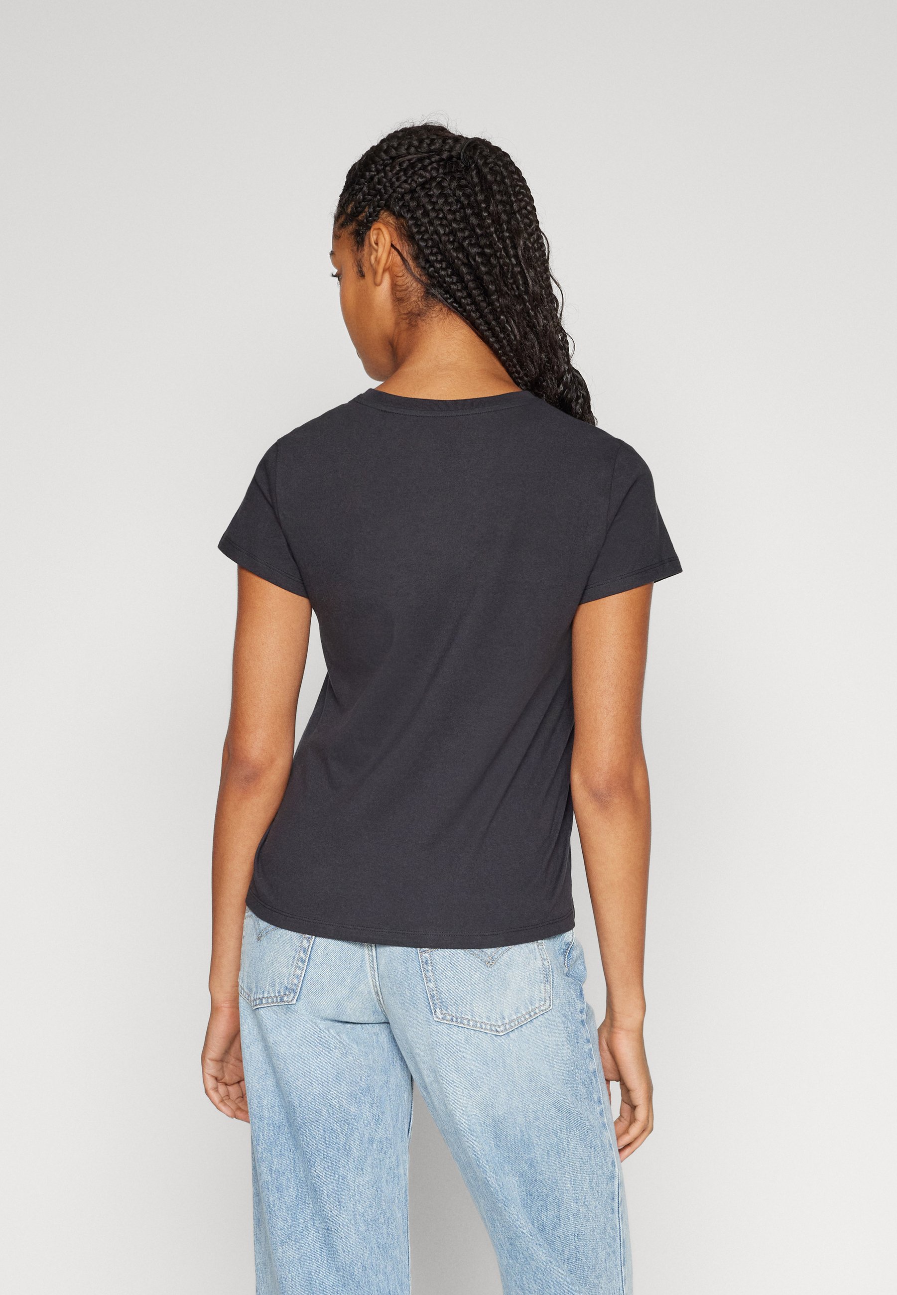 売れ筋商品|||リーバイス Tシャツ レディース トップス THE PERFECT TEE - Print T-shirt - shimmer bw outline caviar Levi's® THE PERFECT TEE - Print T-shirt - shimmer bw outline
