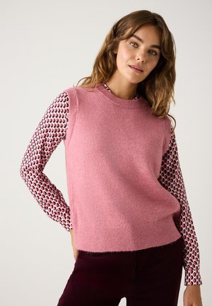 SOFTER RUNDHALS - Pullover - berry rose