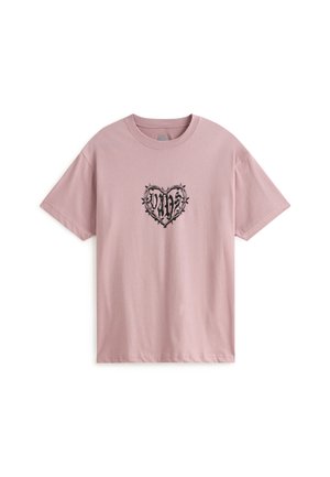 Vans, BARBED HEART  - T-Shirt print - medium red