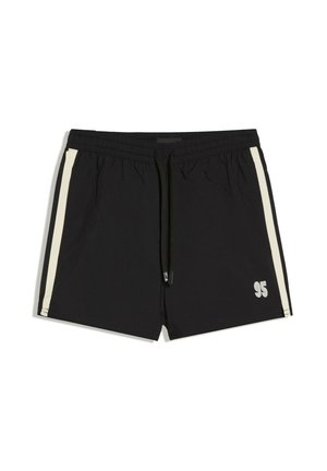 Bershka, RETRO SHORT - SWIMSUIT. 00990718 - Uimashortsit - black
