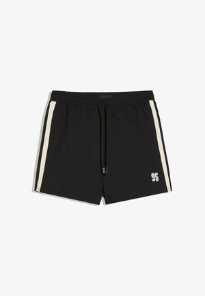 Bershka, RETRO SHORT - SWIMSUIT. 00990718 - Uimashortsit - black