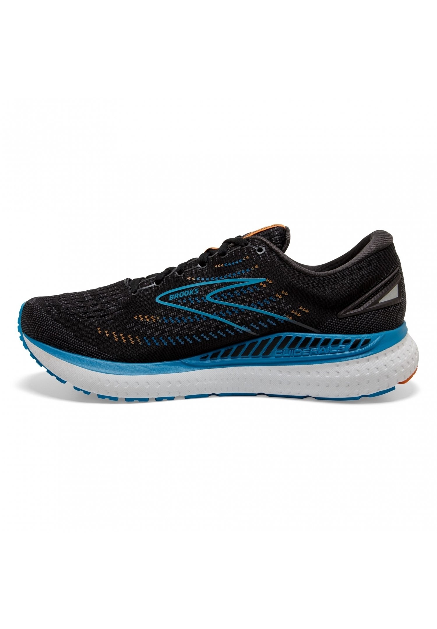 Brooks GLYCERIN 19 GTS Road running shoes black/blue/orange
