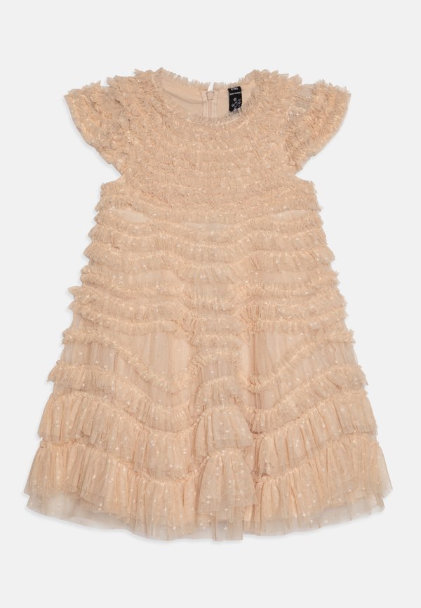 WILD ROSE RUFFLE KIDS DRESS - Cocktail dress / Party dress - antique gold