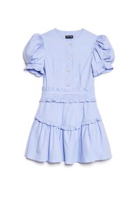 SKYE RUFFLE MINI - Day dress - blue