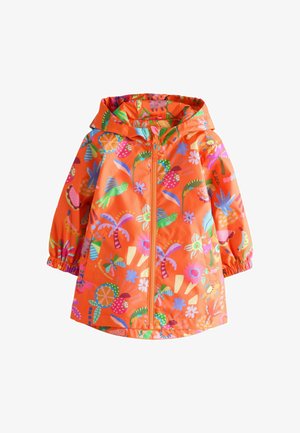 REGULAR FIT - SHOWER RESISTANT PRINTED CAGOULE - Jachetă impermeabilă - orange character