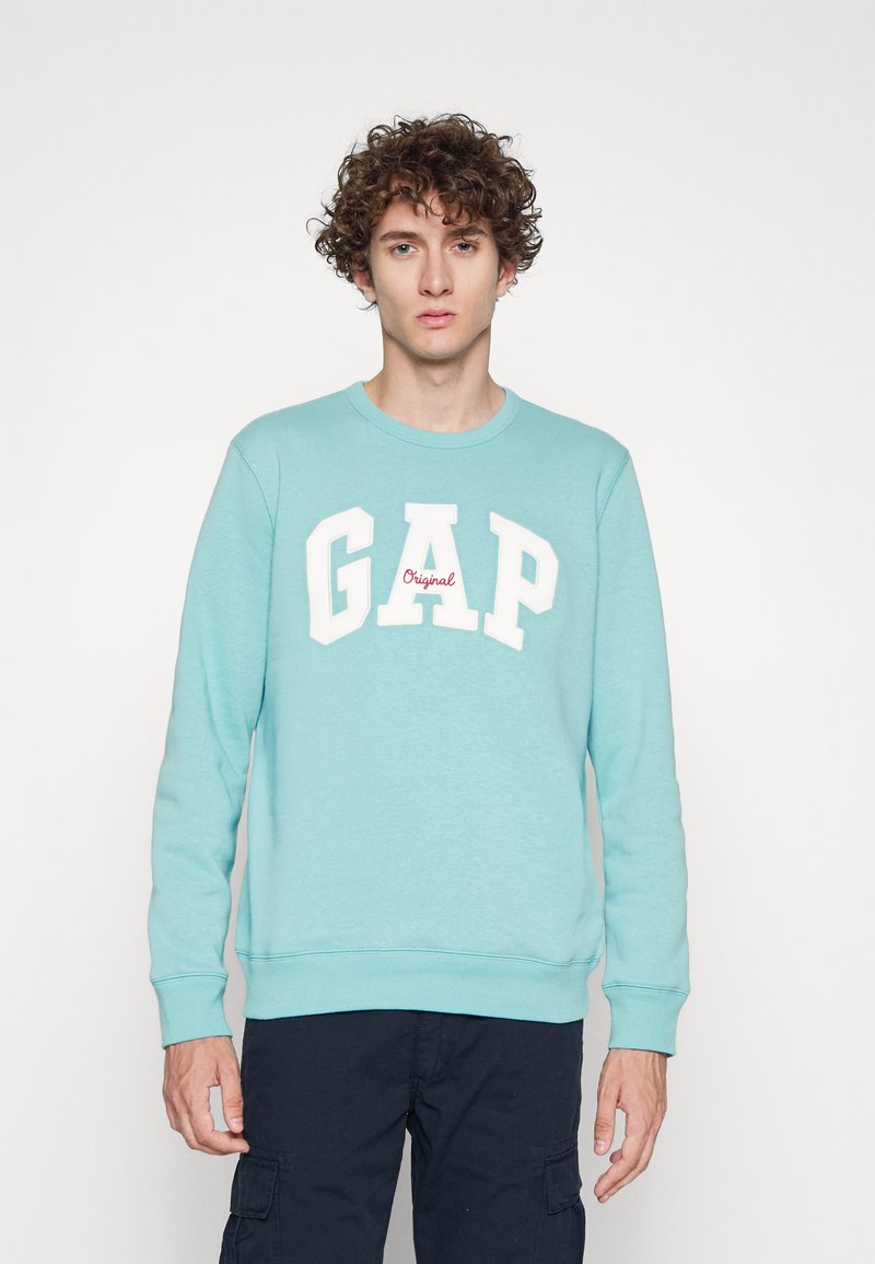 GAP ORIGINAL ARCH CREW - Camisola - blue agate
