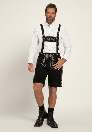 LEDERHOSE TRACHT - Shorts - black