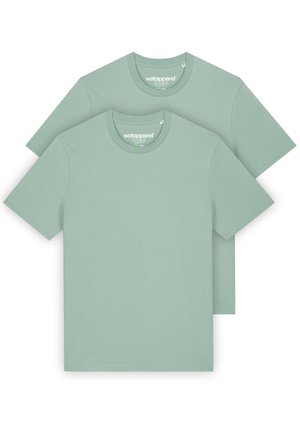 2ER PACK  - T-Shirt basic - aloe