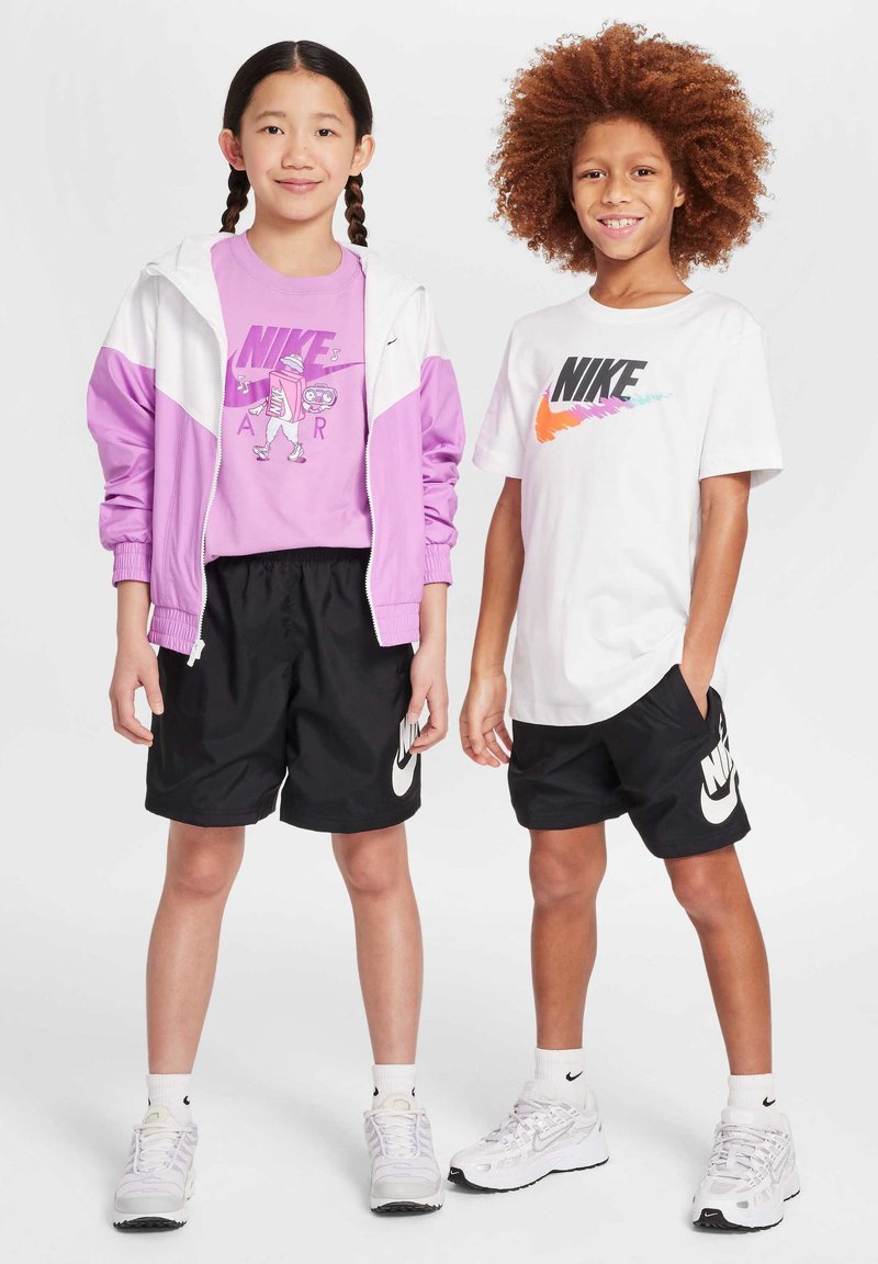 Nike Sportswear - CLUB UNISEX - Šortai - black white, Padidinti
