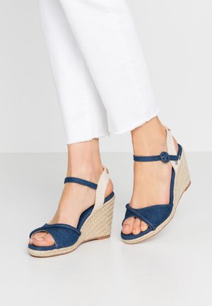 Pepe Jeans Sandali con tacco - dark-blue denim