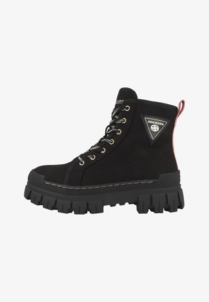 Dockers by Gerli Platform ankle boots - black pink