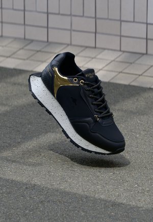 Replay AVALAN UNION - Sneakers - black platinum-coloured