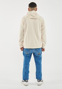 EA7 Emporio Armani LOGO - Felpa con zip - whitecap grey