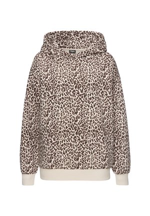 Kapuzenpullover - beige leo