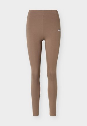 adidas Sportswear, ESSENTIALS LINEAR - Κολάν - khaki six/white