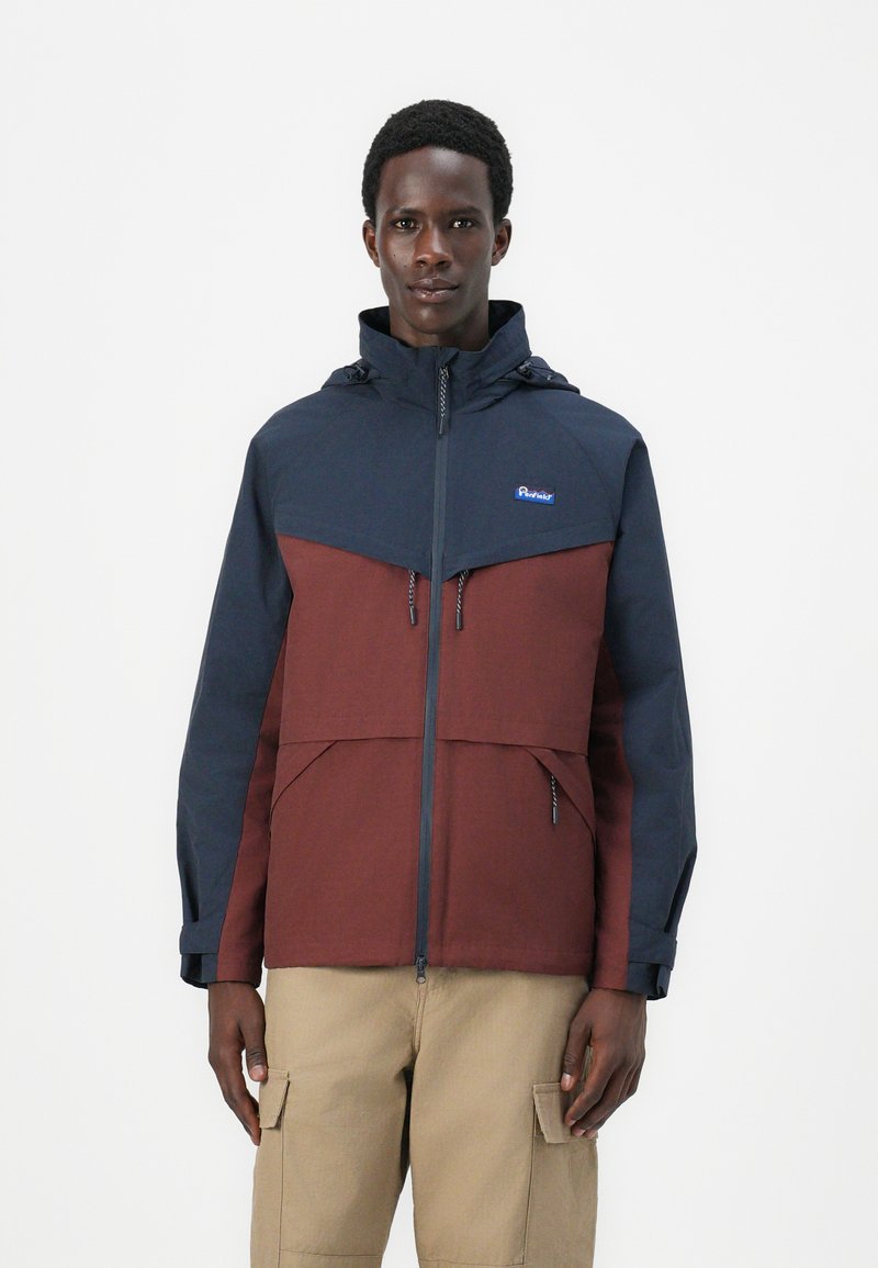 Penfield NORTHRIM RAIN JACKET - Giacca hard shell - rum raisin