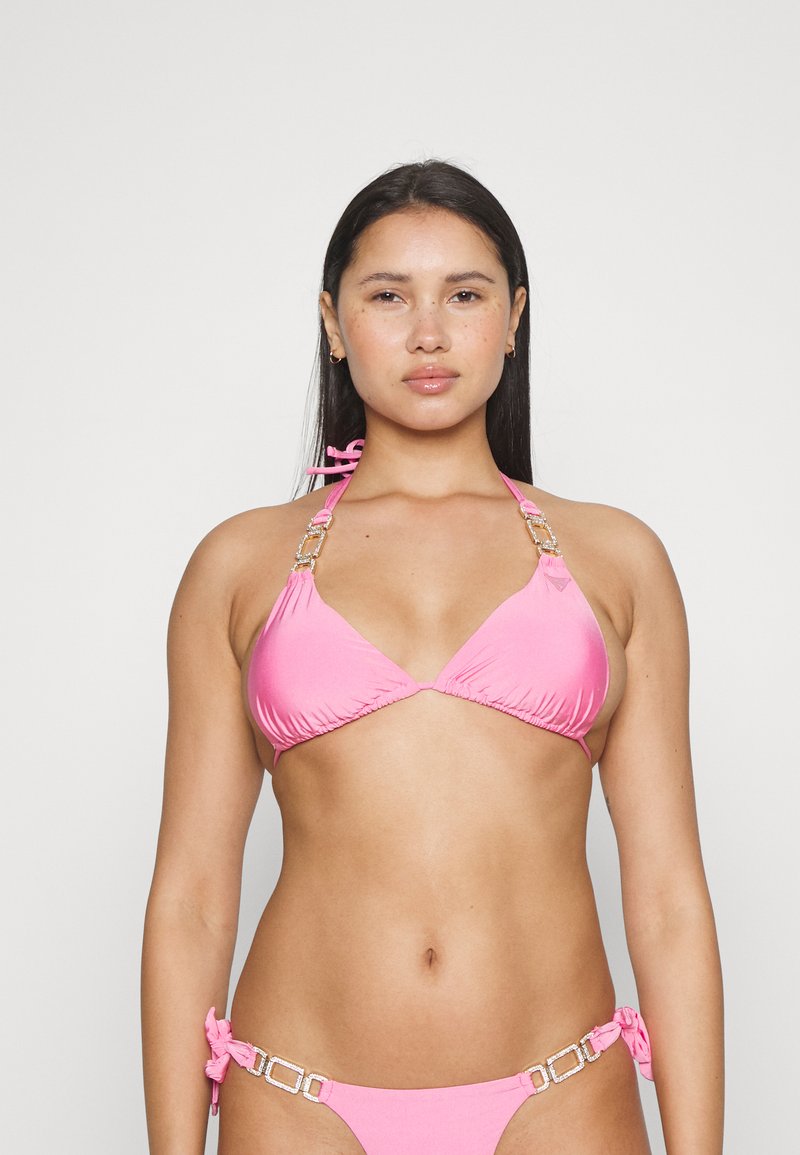 Guess JEWEL TRIANGLE BikiniTop paris pink/pink Zalando.de