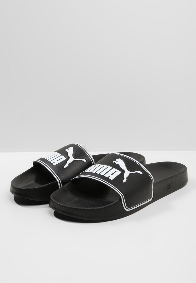 puma leadcat slides white