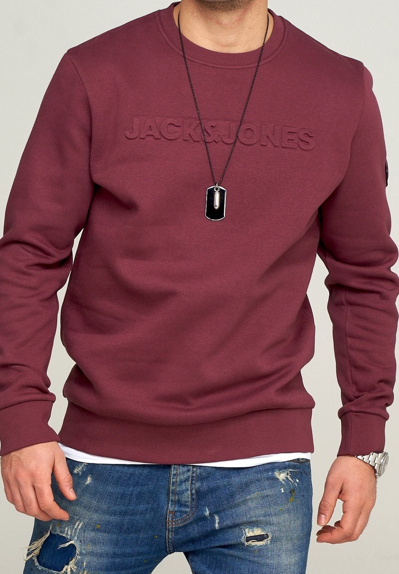 Jack & Jones Felpa - bordeaux