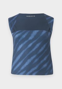 AVA BARE SLINKY RUCHED PORTRAIT  - Felső - blue
