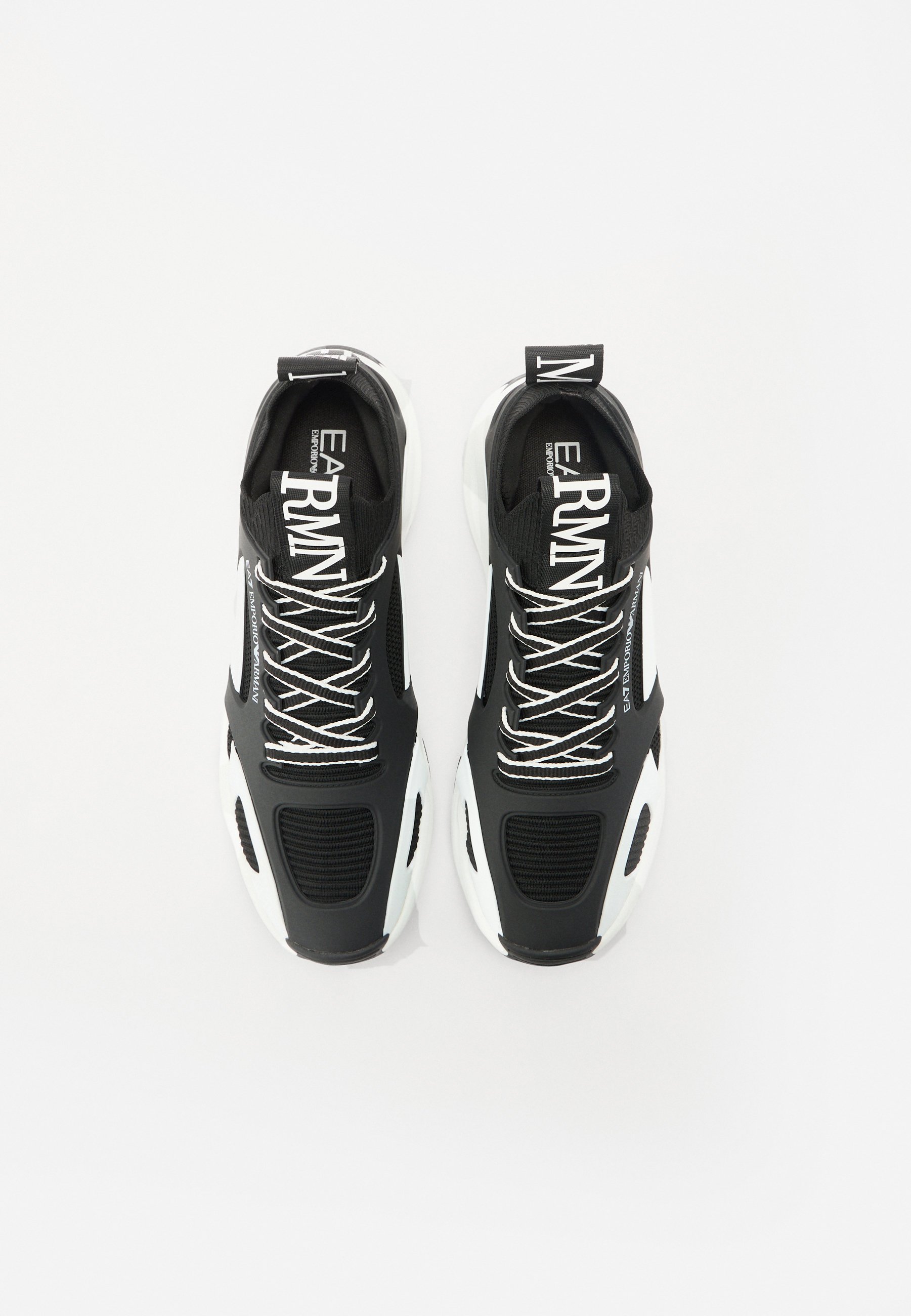 EA7 Emporio Armani INFINITY CAGE UNISEX - Zapatillas - black/white