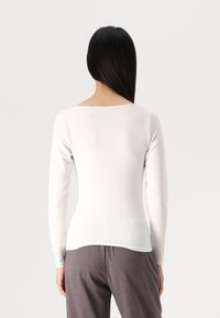 Abercrombie & Fitch CLOUD ICON VNECK - Topper langermet - jet stream