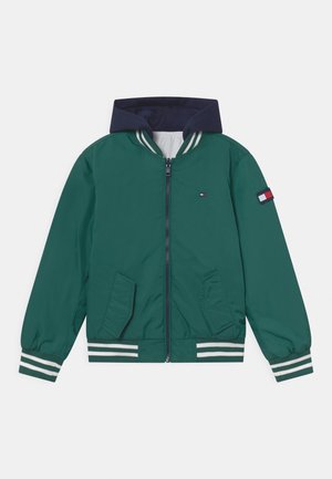 REVERSIBLE - Bomberjacke - rural green/ecru