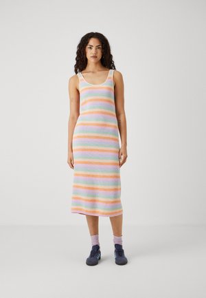 Gap Tall SCOOPNECK - Pletené šaty - multi