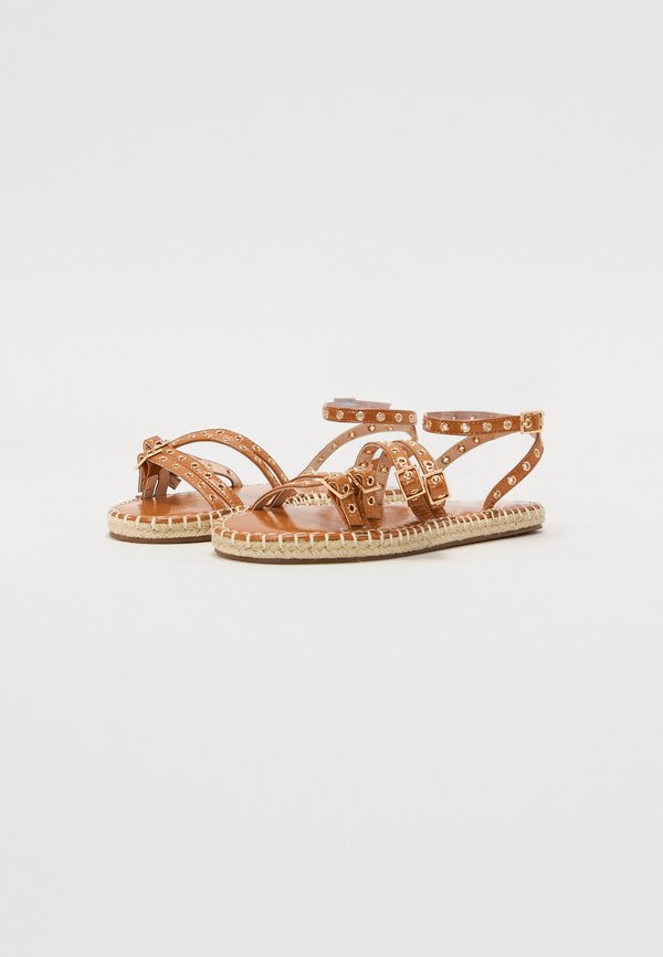 TANYA - Ankle cuff sandals - tan4