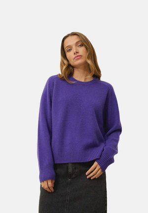 LAVINIA 4-PLY ROUND NECK  - Jersey de punto - amethyst