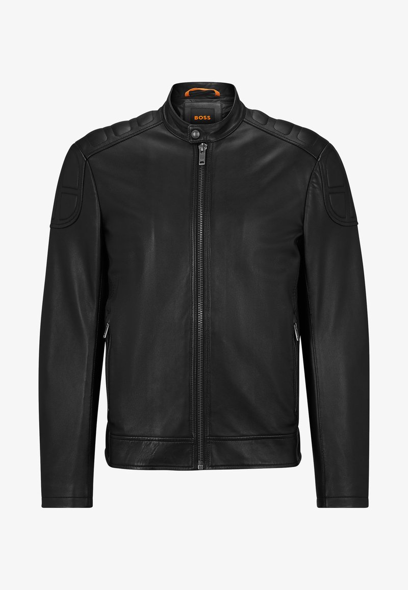 BOSS JOMARC Nahkatakki Black musta Zalando fi boss-jomarc-nahkatakki-black-musta-zalando-fi