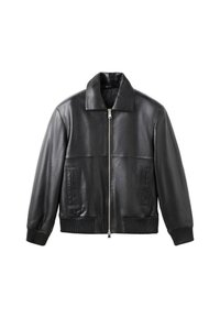 Leather jacket - black