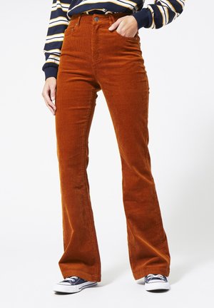 Flared jeans - brown