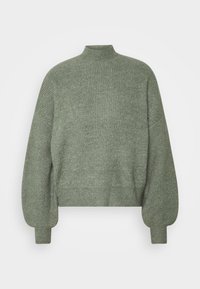 Zign Stickad tröja - olive