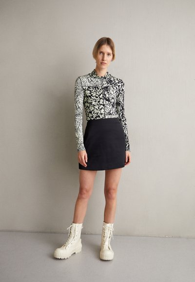 Proenza Schouler White Label SKIRT - Μίνι φούστα - black