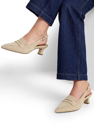 Tamaris, SLINGPUMPS - Tacones - beige