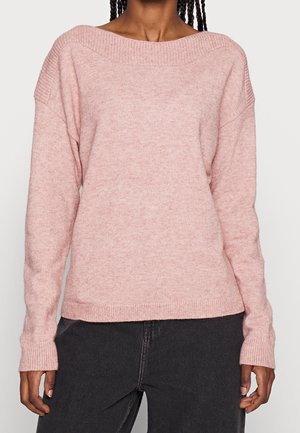 Pullover - mottled light pink