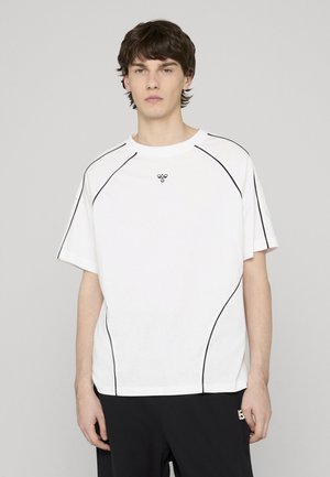 RAGLAN CONTRAST  - Potiskana majica - white black