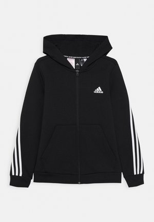 adidas Performance Felpa con zip - black/white