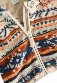 Next COSY  REGULAR FIT - Giacca in pile - blue  orange print