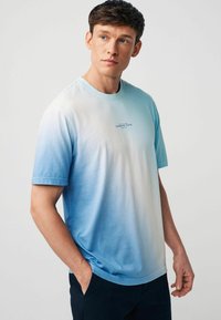 Next REGULAR FIT - Marškinėliai su spaudiniu - blue diagonal