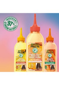Garnier GARNIER FRUCTIS HAIR DRINK ANANAS LUNGHEZZE LUMINOSE, BALSAMO LAMELLARE CON RISCIACQUO EFFETTO ISTANTANEO CON ESTRATTO DI ANANAS, 200ML - 2 PACK - Balsamo - trasparente