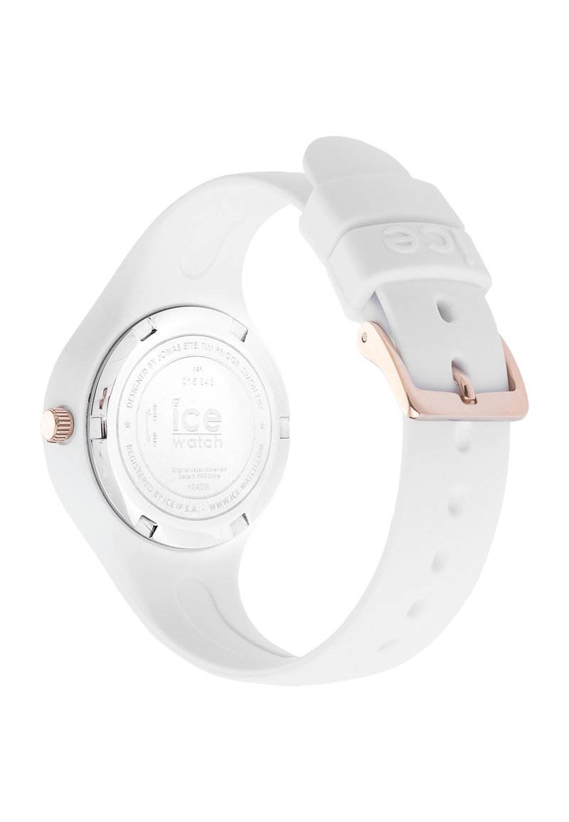 Ice Glam Secret Montre Navy - Cadran Dégradé Bleu, Bracelet Silicone, étanche 10 ATM Smart Watch