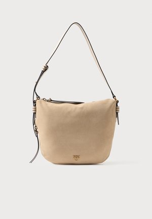 HOBO ZIP AROUND CLASSIC - Sac à main - beige/grigio fumo/antique gold-coloured