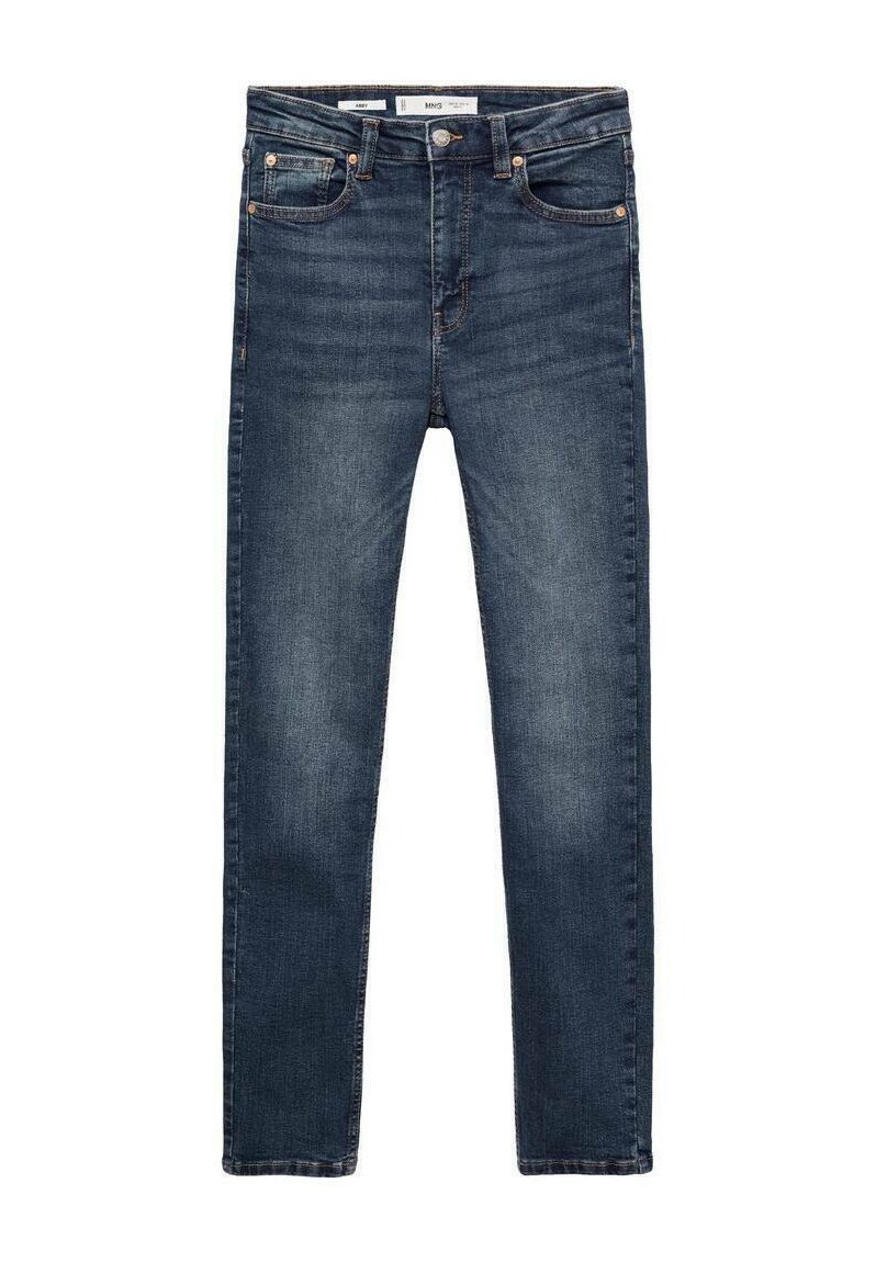 Mango Jeans Skinny Fit donkerblauw
