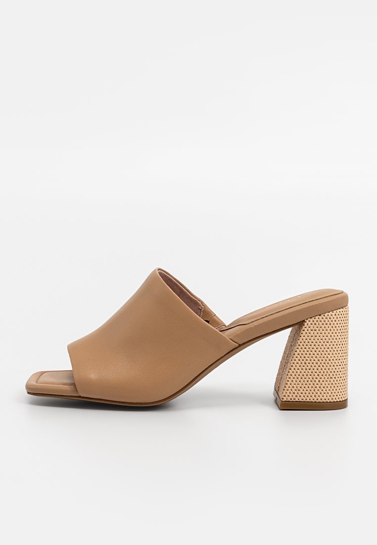 ALDO Muiltjes met hak beige ALDO Muiltjes met hak beige