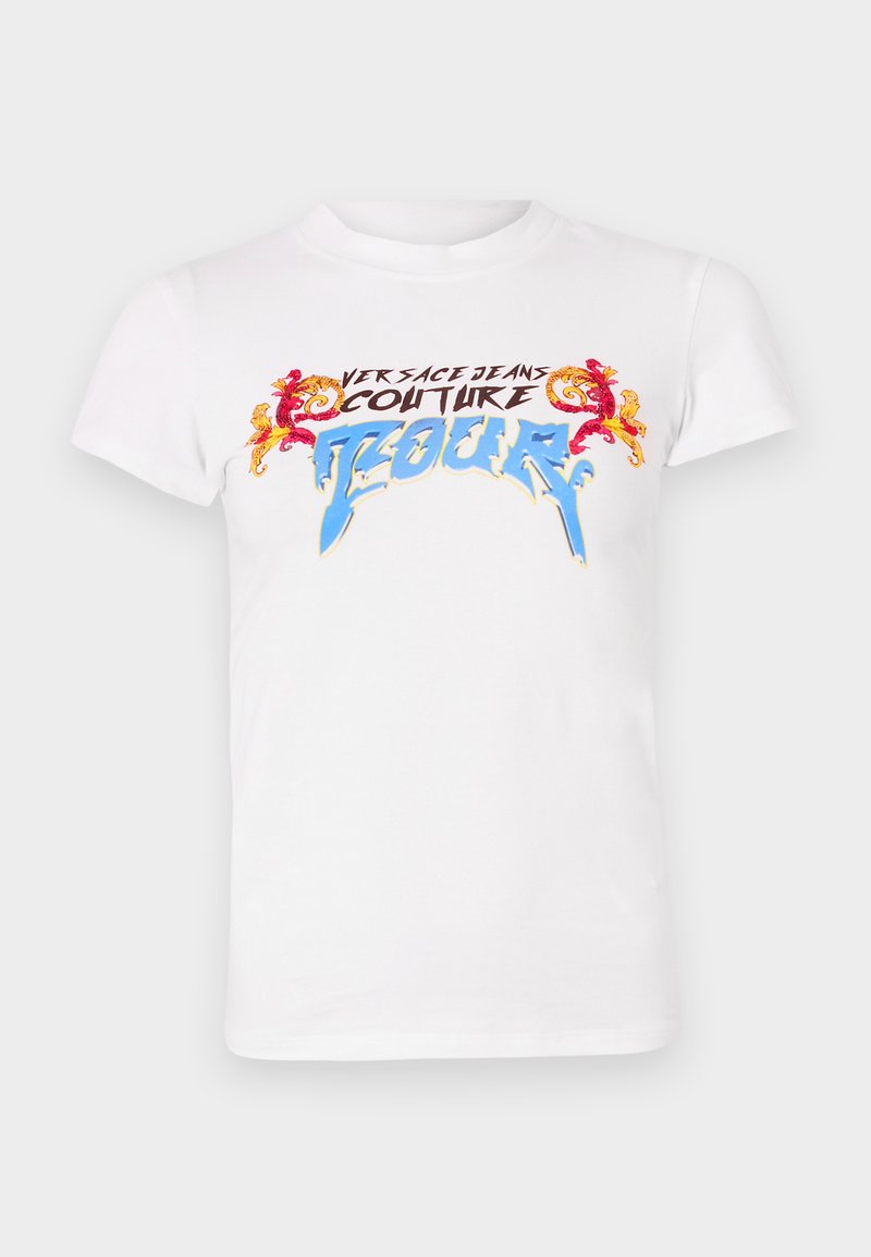 Versace Jeans Couture T-shirt print wit Versace Jeans Couture T-shirt print wit