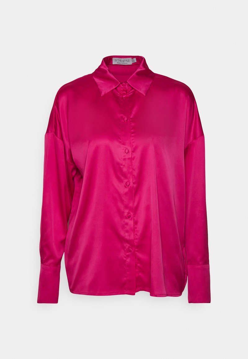 In The Style Blouse donkerroze