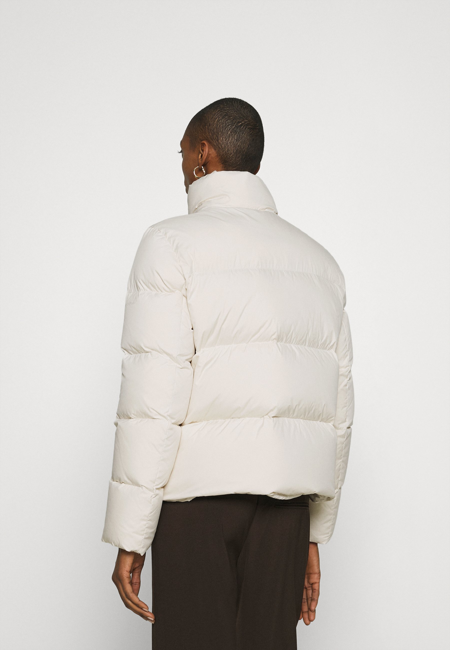 Marc O'Polo PUFFER JACKET SHORT STAND UP COLLAR ZIPP Marc O'Polo Dunkåpe frakk birch whiteoffwhite Zalando.no
